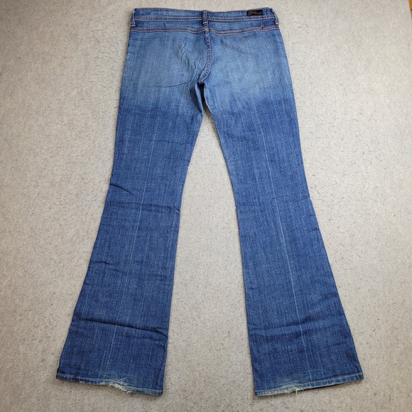 Citizens of Humanity Flare Jeans Womens 29 Blue Medium Wash Made in USA 32x33 - Picture 7 of 13